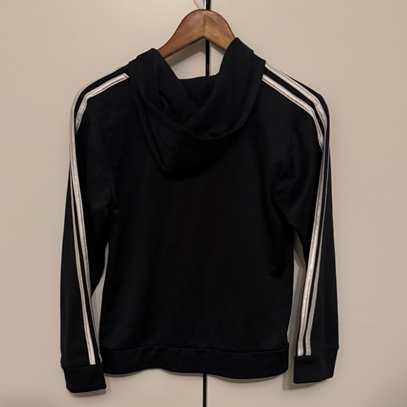 Adidas Black Pullover with White Stripes - Picture 3 of 3
